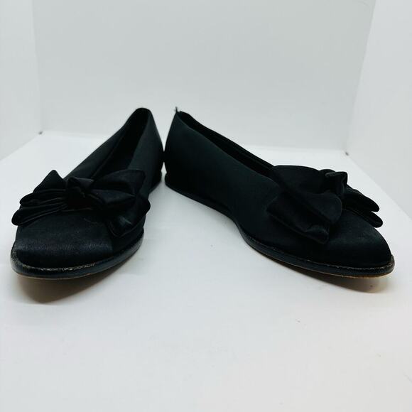 Easy Spirit Women's Black Canvas Low Top Rounded Toe Flats Shoes Size 6 - Picture 2 of 8